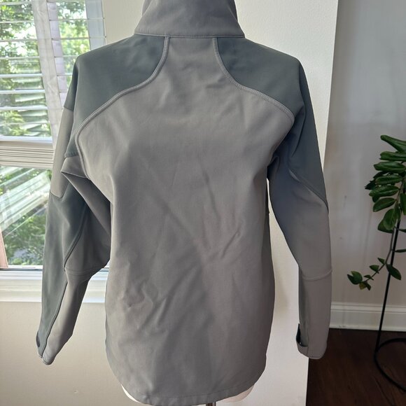 Marmot Jacket Men's Size Medium Gray Full Zip Softshell Zip Pockets CC 426 - Picture 3 of 6